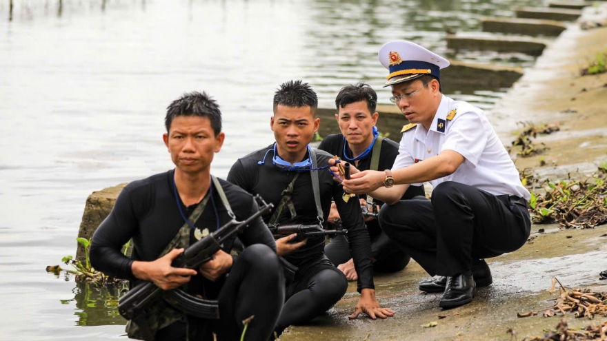 Giữ vững bản lĩnh đặc công nước – sẵn sàng chiến đấu bảo vệ chủ quyền biển, đảo