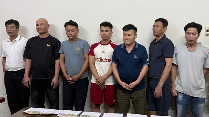 7 đối tượng đánh bạc tại nhà bị bắt giữ