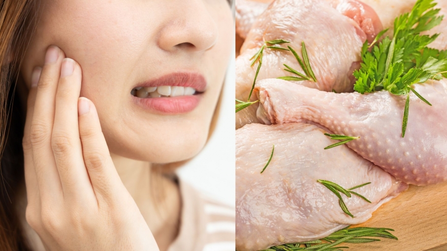 Đang đau răng vẫn ăn thịt gà: Nên hay không?