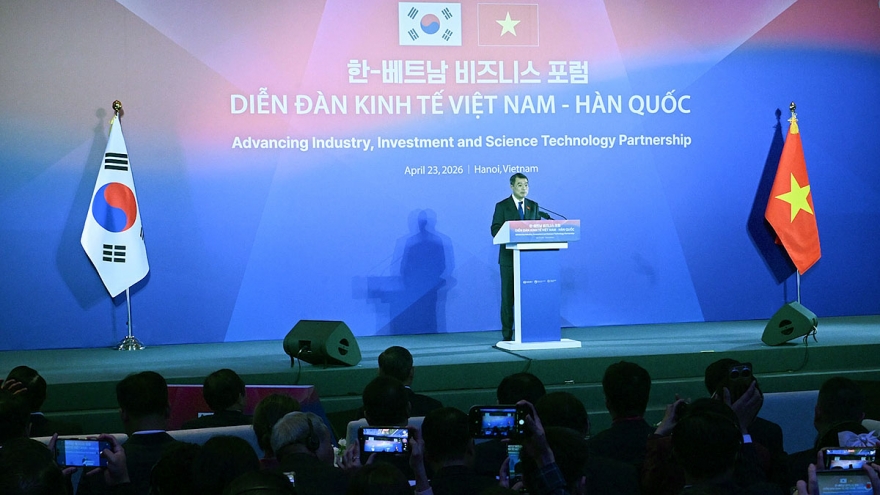 Thủ tướng Lê Minh Hưng và Tổng thống Hàn Quốc dự Diễn đàn Kinh tế Việt-Hàn