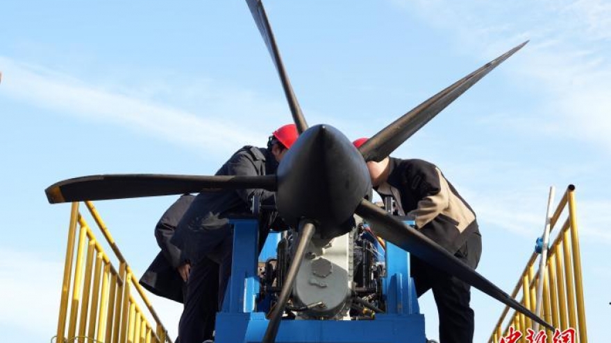 Trung Quốc bay thử thành công máy bay chở hàng không người lái hydro 7,5 tấn