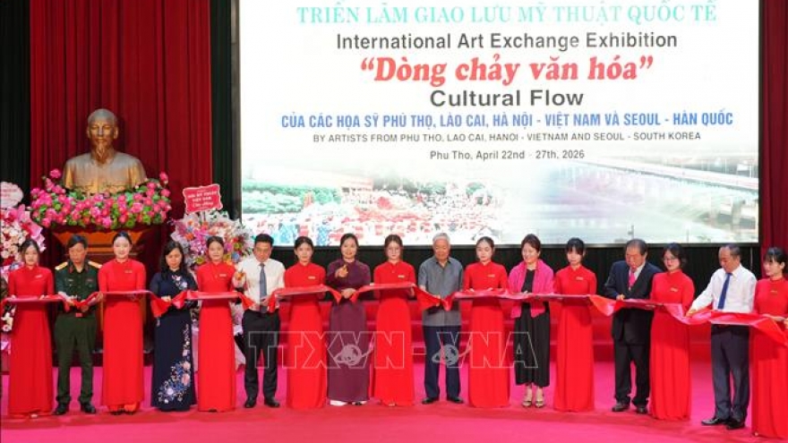Art exchange links Vietnamese, Korean artists in Phu Tho