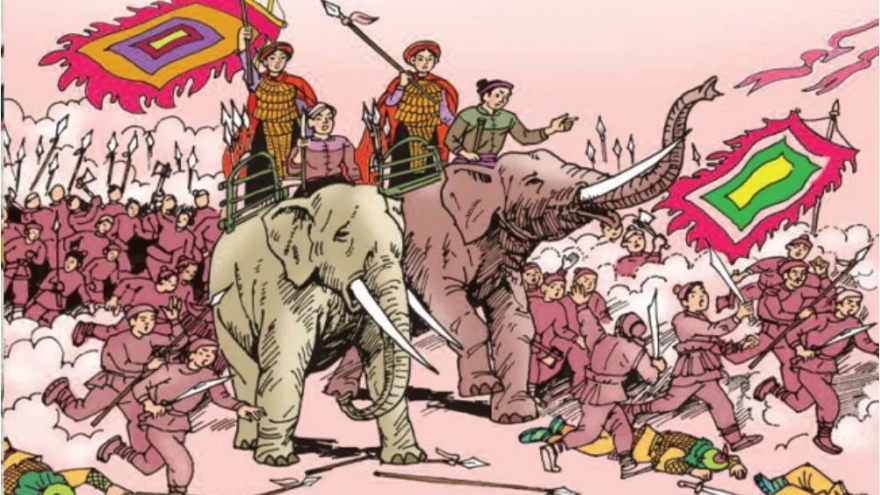 Căn cứ kháng chiến của Hai Bà Trưng ở đâu?