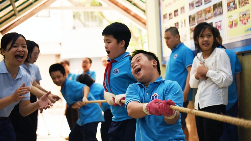 Sôi động Ngày hội Văn hóa - Thể thao của những học sinh đặc biệt