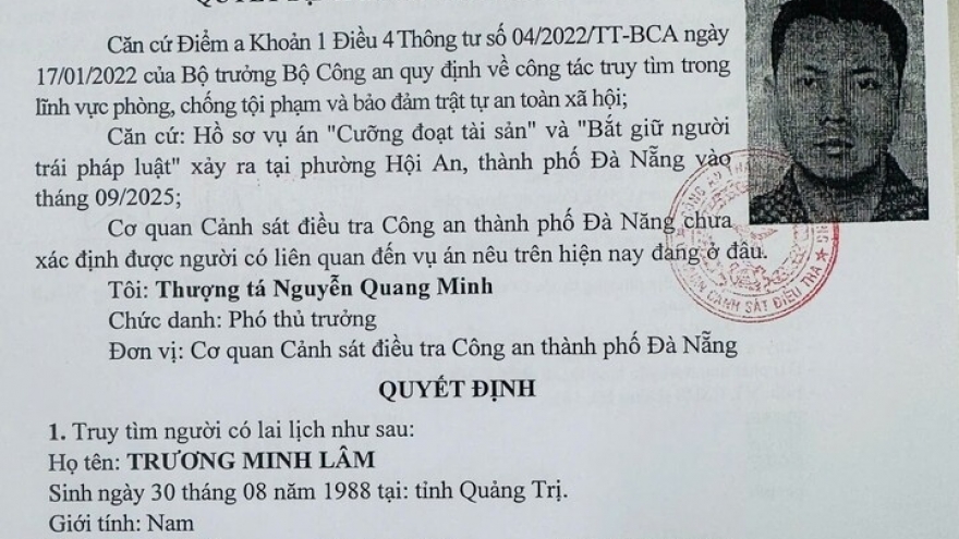 Truy tìm kẻ liên quan vụ án cưỡng đoạt tài sản và bắt giữ người trái pháp luật