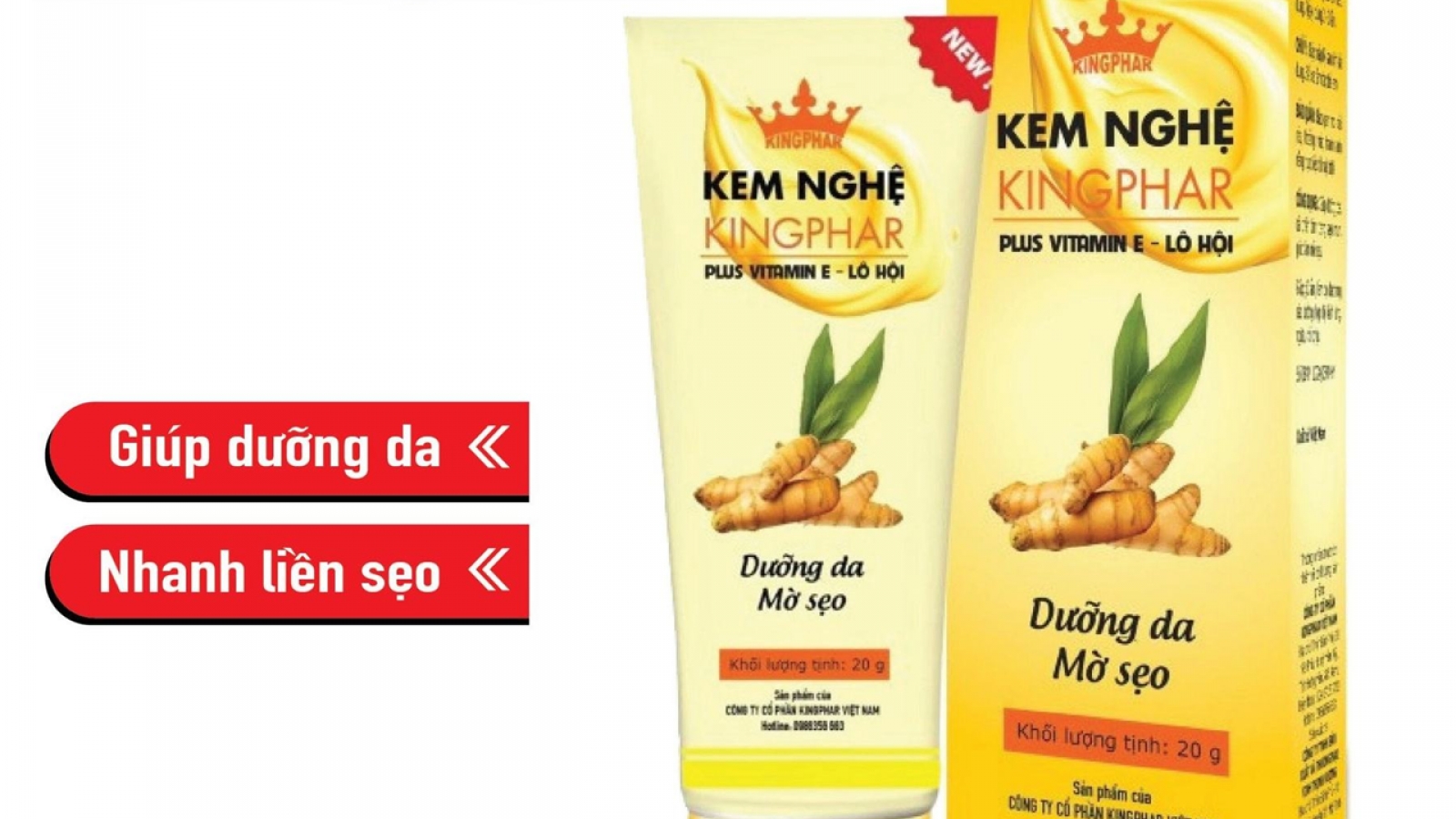 Thu hồi và tiêu hủy kem nghệ Kingphar do không đạt tiêu chuẩn vi sinh vật