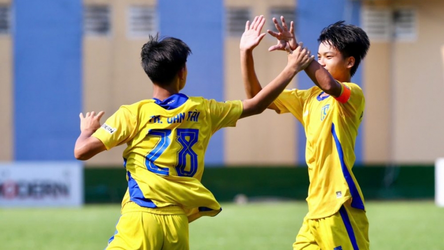 Kết quả bóng đá VCK U15 quốc gia 2026 tối 9/4: SLNA và Tây Ninh vào bán kết