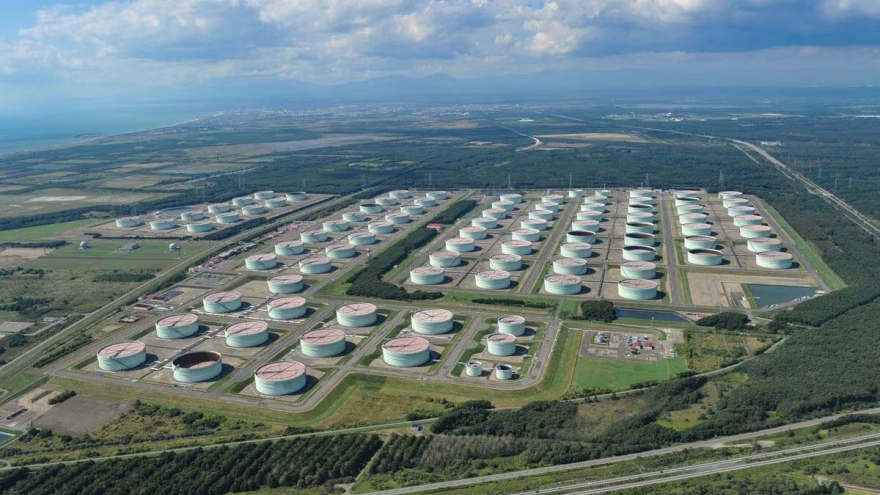 Nhật Bản vẫn duy trì được lượng dự trữ dầu thô hàng đầu thế giới