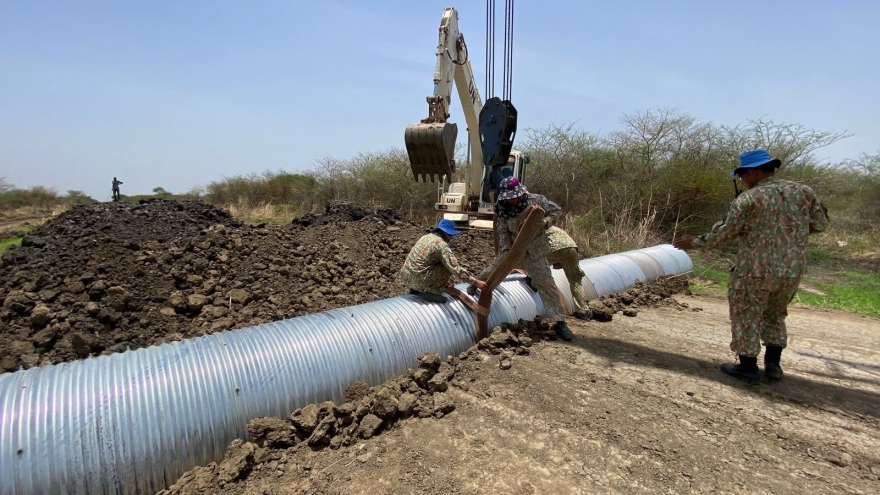 Kỳ tích 85 ngày của Công binh Việt Nam với tuyến đường chiến lược tại Abyei