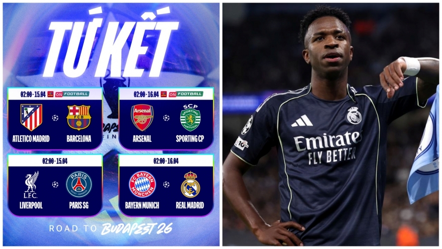 Lịch thi đấu lượt về tứ kết Cúp C1 châu Âu 25/26: Kịch hay ở phía trước