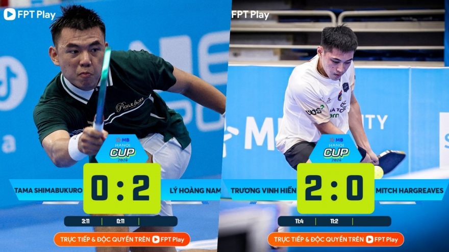 Hoàng Nam và Vinh Hiển vào bán kết đơn nam PPA Asia 1000 - MB Hanoi Cup 2026