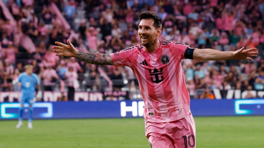 Messi ghi bàn trong ngày Inter Miami khai trương sân mới
