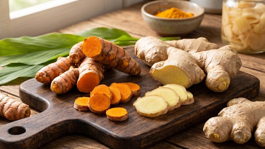 Phát hiện thêm công dụng y khoa đáng kinh ngạc mới của nghệ và gừng