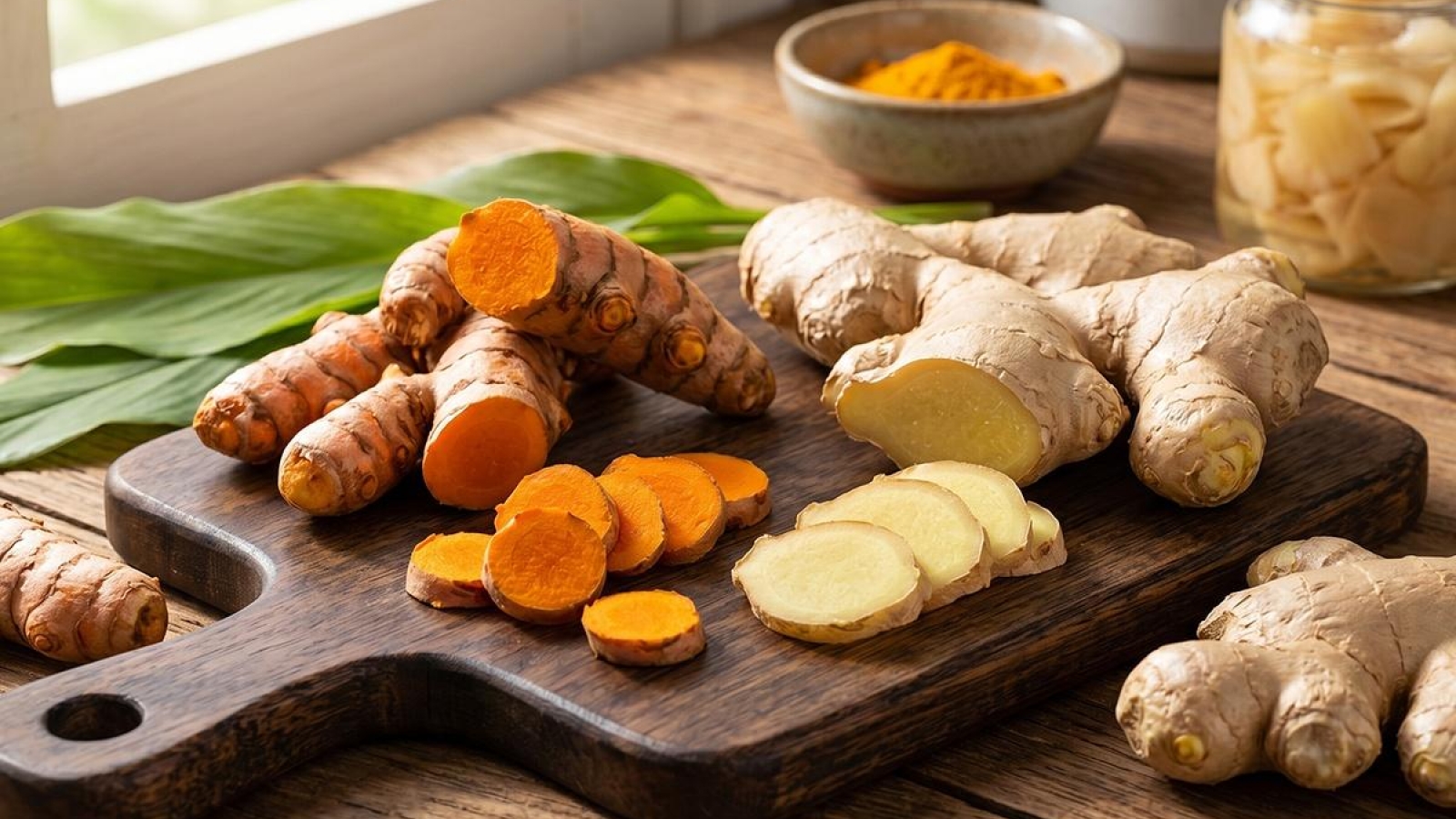 Phát hiện thêm công dụng y khoa đáng kinh ngạc mới của nghệ và gừng