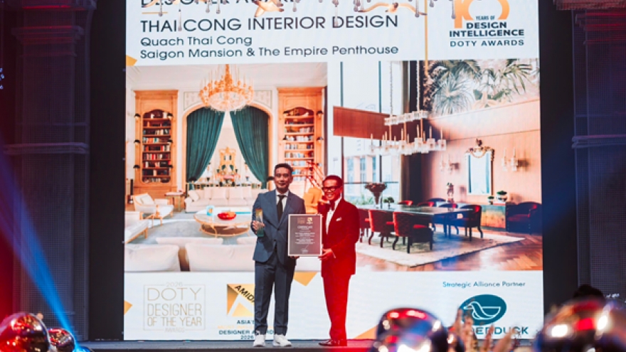 NTK Thái Công được trao danh hiệu Asia’s Most Influential Designer 2026