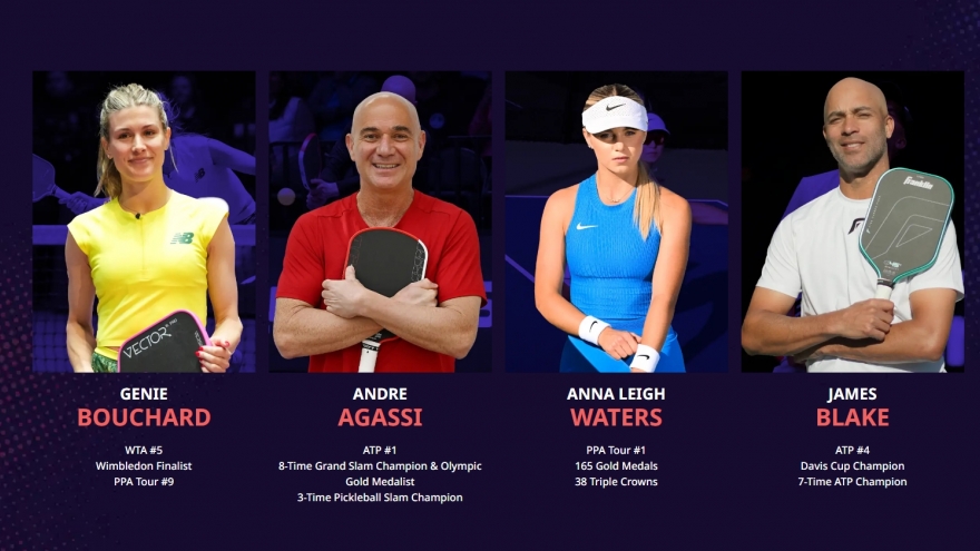 “Mỹ nhân tennis” Eugenie Bouchard dự giải Pickleball đặc biệt tại Hollywood