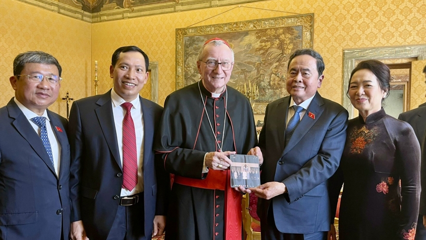 Chủ tịch Quốc hội Trần Thanh Mẫn hội kiến Thủ tướng Tòa thánh Vatican