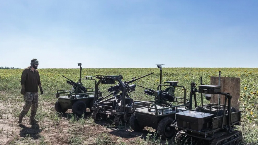 Ukraine đặt cược vào robot nhằm thay thế 100% nhiệm vụ hậu cần nguy hiểm