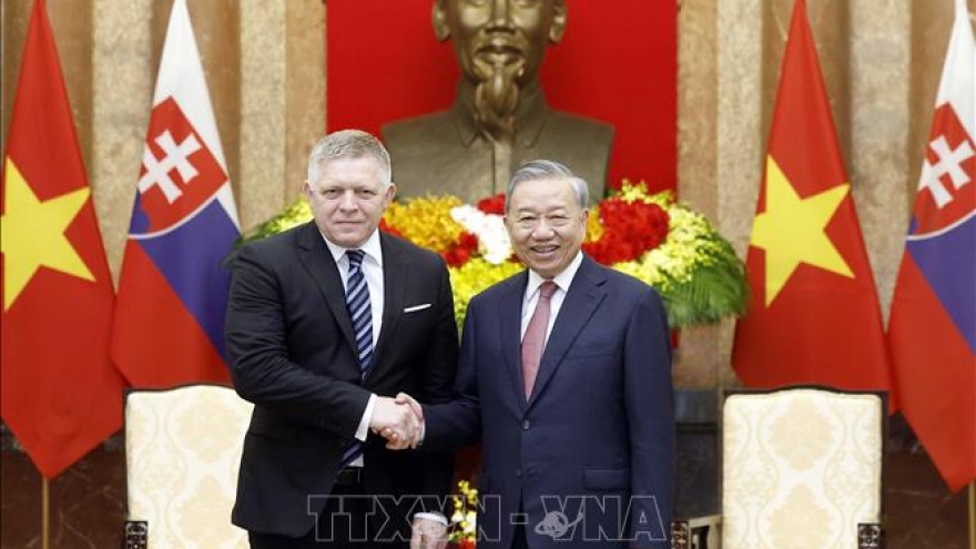 Tổng Bí thư, Chủ tịch nước Tô Lâm tiếp Thủ tướng Slovakia Robert Fico