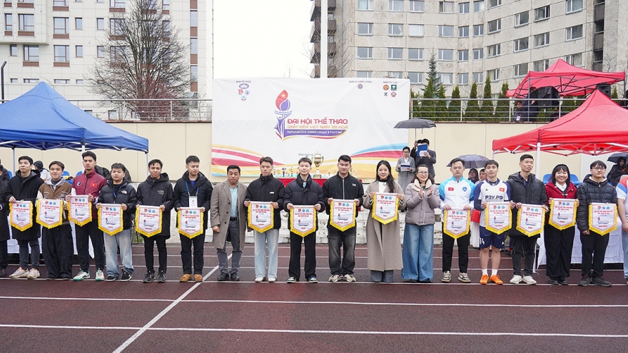 Gần 800 sinh viên tranh tài trong Đại hội Thể thao Sinh viên Việt Nam tại Nga 2026