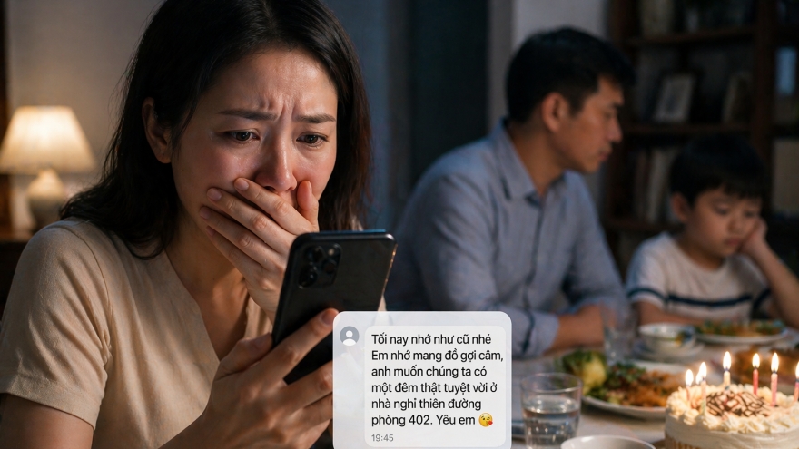 Sốc khi nhận tin nhắn của chồng “hẹn hò” người tình gửi nhầm vào điện thoại tôi