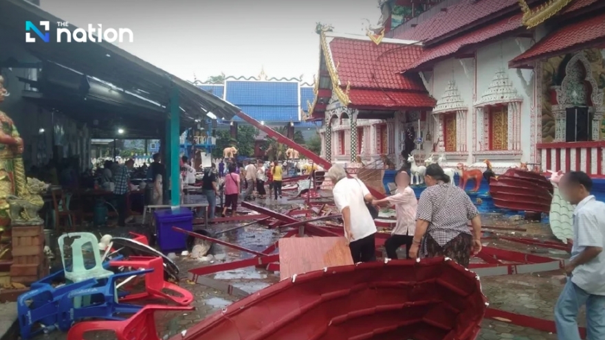 Thái Lan cảnh báo mưa dông, gió lốc trên diện rộng