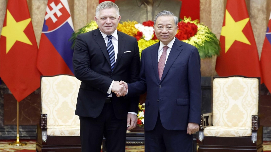 Tổng Bí thư, Chủ tịch nước Tô Lâm tiếp Thủ tướng Slovakia Robert Fico