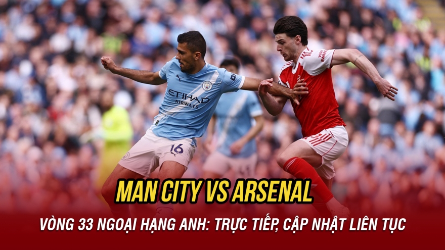 Trực tiếp Man City 2-1 Arsenal: Haaland lập công