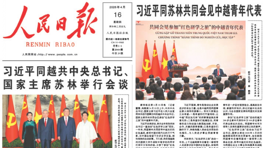 Truyền thông Trung Quốc: Cuộc gặp “mùa Xuân” làm sâu sắc hơn quan hệ chiến lược