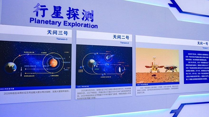 Trung Quốc đặt mục tiêu đưa mẫu vật từ Sao Hỏa về Trái Đất vào khoảng năm 2031