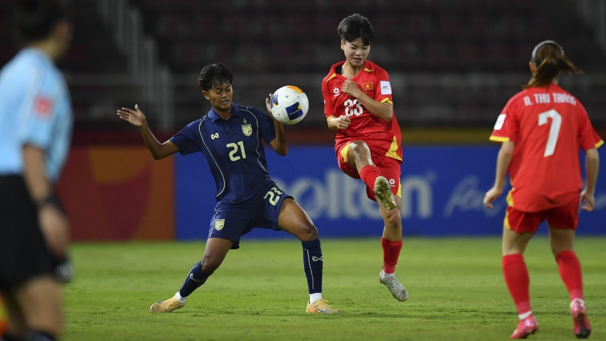 U20 nữ Việt Nam thua đậm Thái Lan ở VCK U20 nữ châu Á 2026