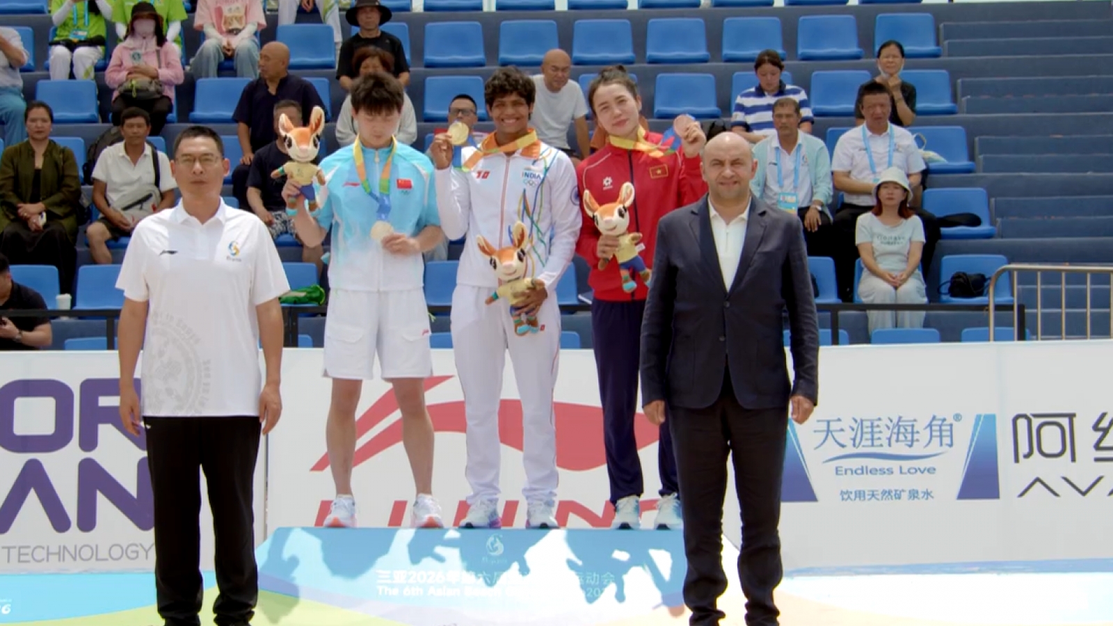 Vật Việt Nam giành 3 huy chương ở Đại hội Thể thao bãi biển châu Á 2026