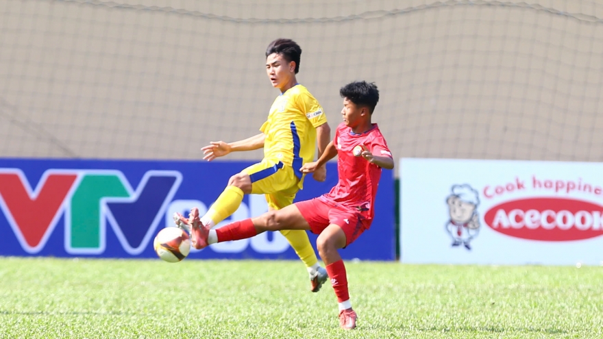 Giải U15 Quốc gia 2026: SLNA vào tứ kết, cầu thủ Việt kiều tỏa sáng