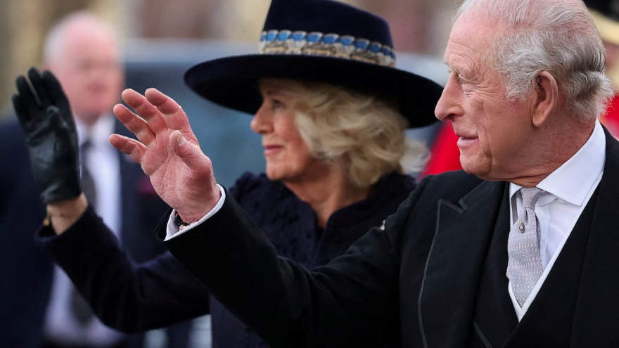 Vua Anh Charles III bắt đầu chuyến thăm cấp nhà nước đầu tiên tới Mỹ