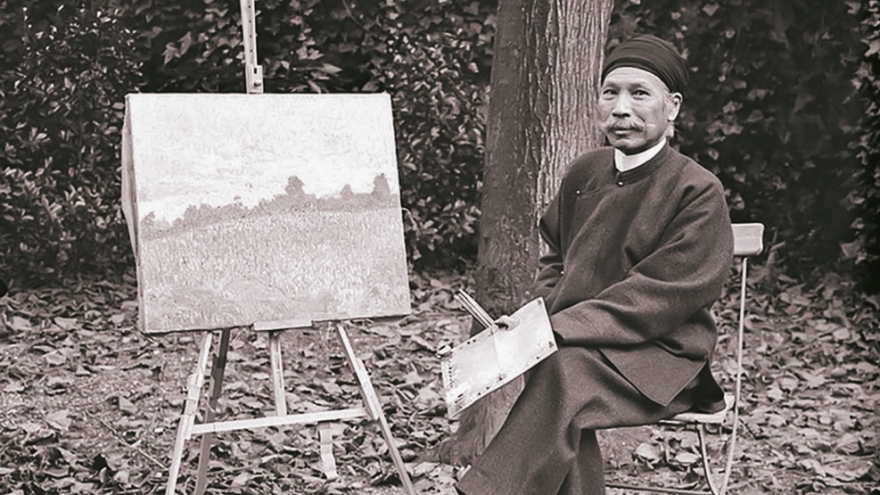 Khi hội họa thay bước chân trở về của vua Hàm Nghi