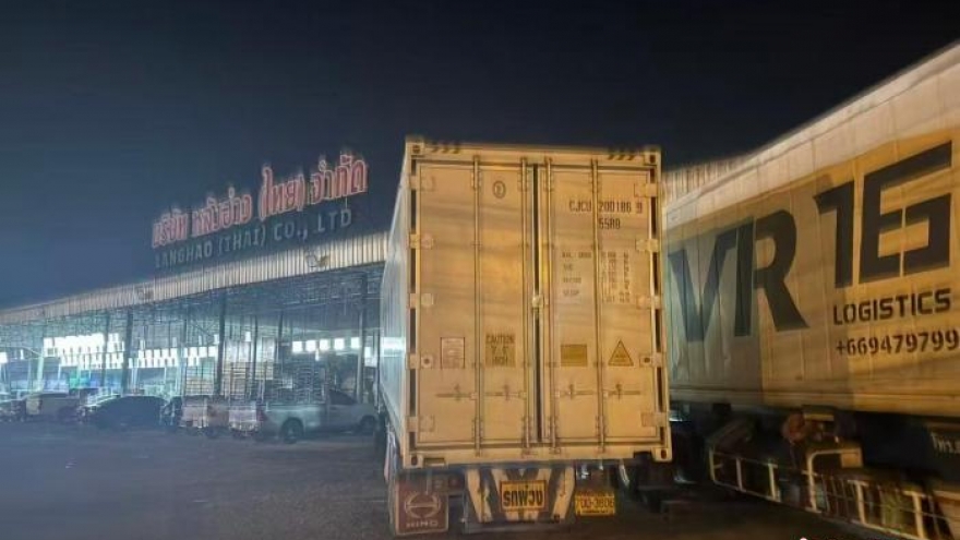 Khởi hành tàu chuỗi lạnh Trung Quốc - Lào - Thái Lan, vận chuyển trái cây tươi
