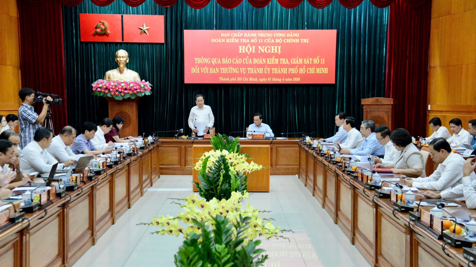 Thông qua báo cáo kiểm tra, giám sát đối với Ban Thường vụ Thành ủy TP Hồ Chí Minh