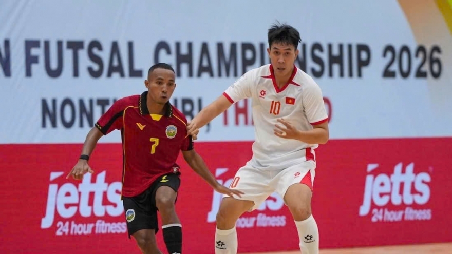 Đội tuyển futsal Việt Nam vào bán kết giải futsal Đông Nam Á 2026