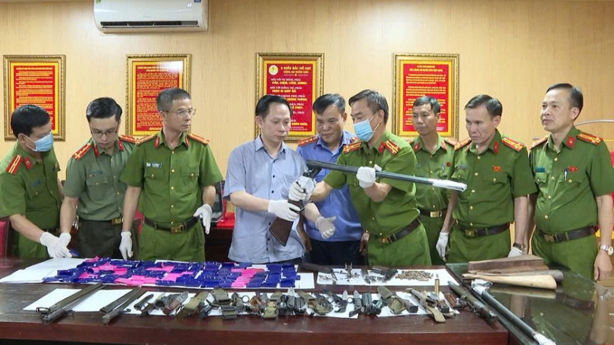 Thanh Hóa thu hồi hàng nghìn vũ khí sau 1 năm thực thi luật mới