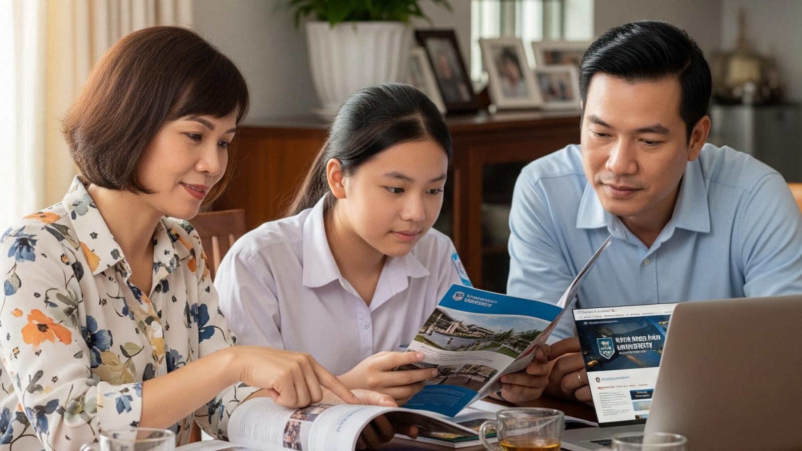 Kiệt sức vì ôn thi cùng con