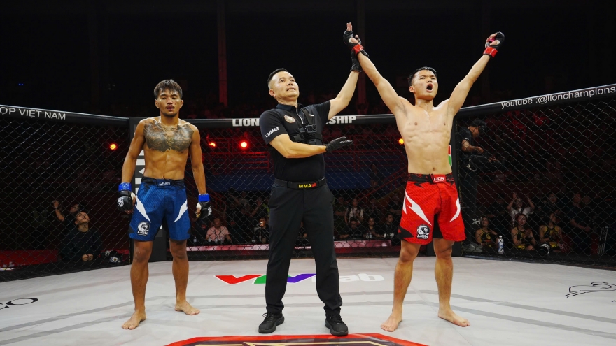 MMA Lion Championship 31: Mãn nhãn màn trình diễn của các võ sĩ Việt Nam