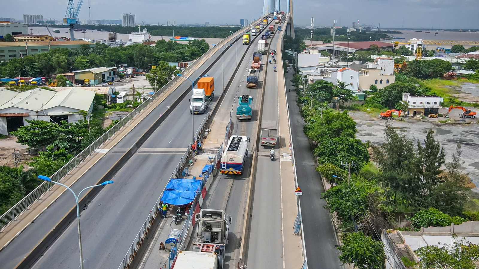 Cầu Phú Mỹ sửa chữa, Công an TP.HCM thông tin lộ trình thay thế
