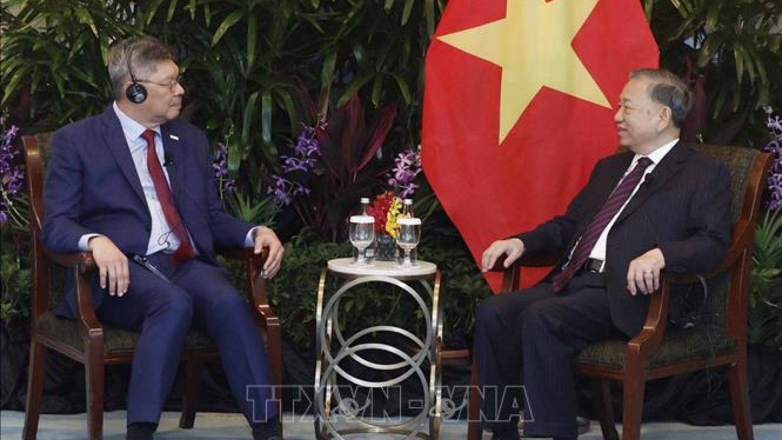 Tổng Bí thư, Chủ tịch nước Tô Lâm tiếp lãnh đạo các tập đoàn doanh nghiệp lớn của Singapore