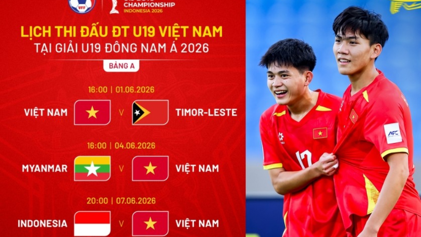Tough group test awaits Vietnam at ASEAN U-19 Boys’ Championship