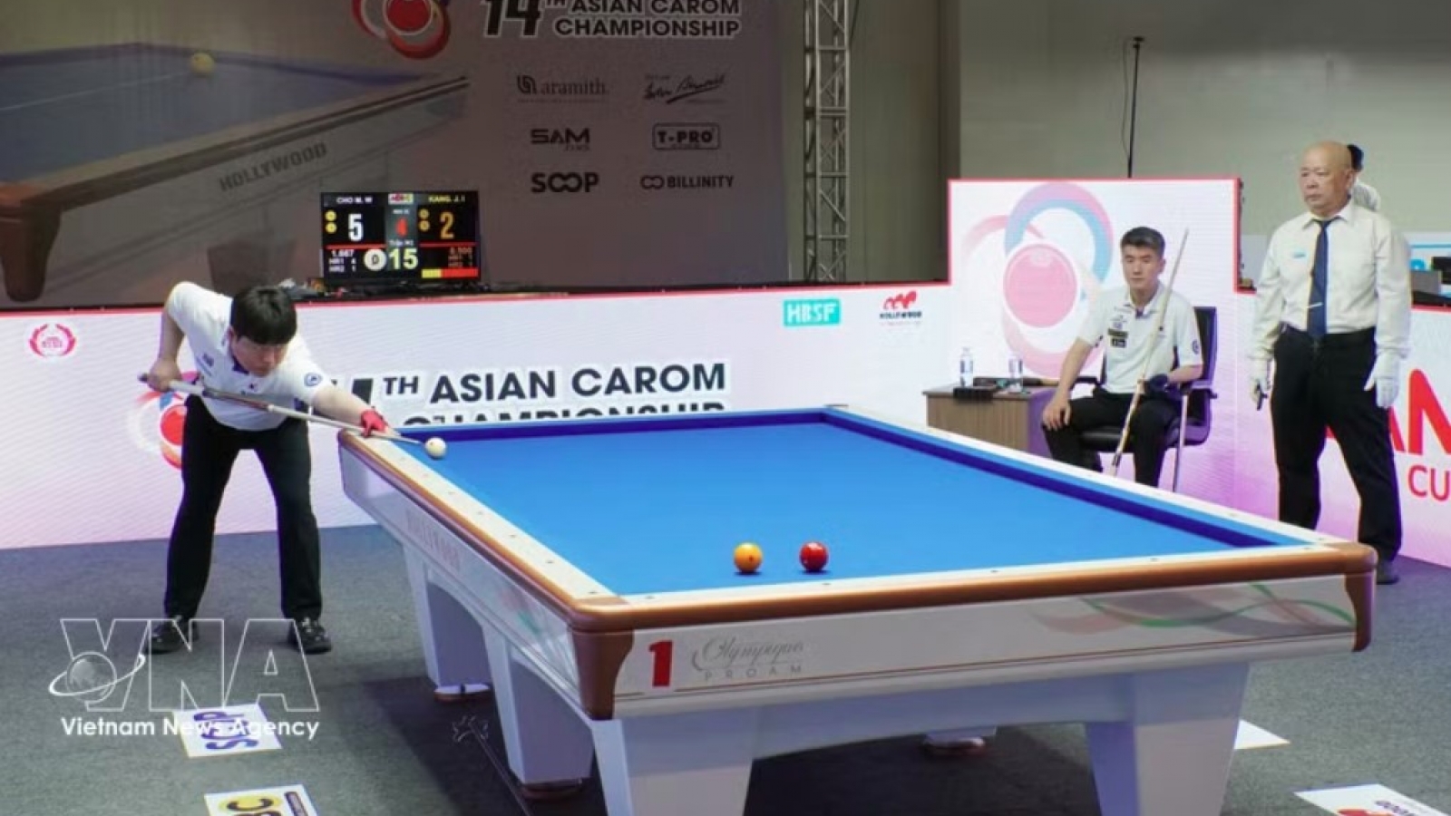 14th Asian Carom Championship kicks off in Ho Chi Minh City