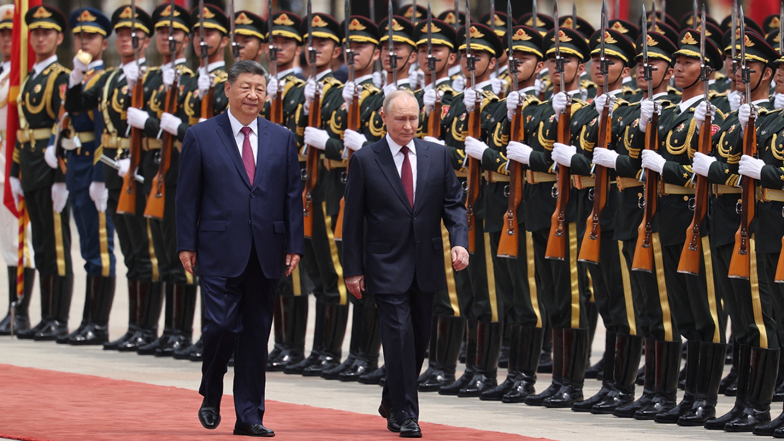 Lễ đón chính thức Tổng thống Nga Vladimir Putin tại Trung Quốc