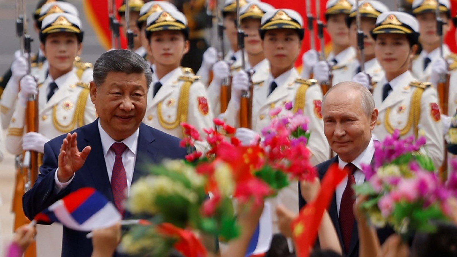 Chủ tịch Tập Cận Bình chào đón Tổng thống Nga Putin thăm chính thức Trung Quốc