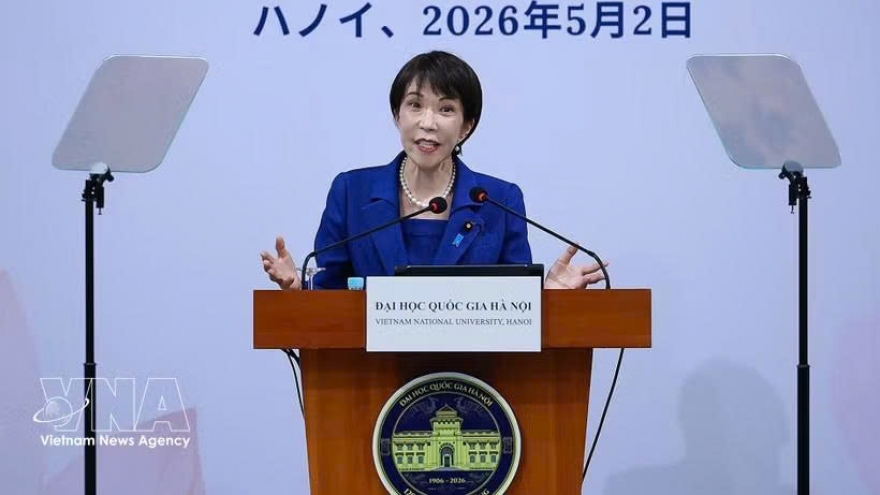 Japanese PM delivers keynote policy speech in Hanoi