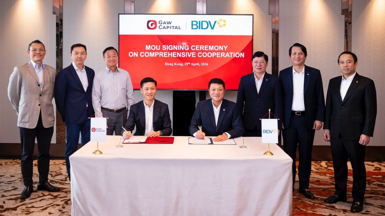 BIDV and Gaw Capital Partners strengthen cooperation to promote  high-quality investment projects