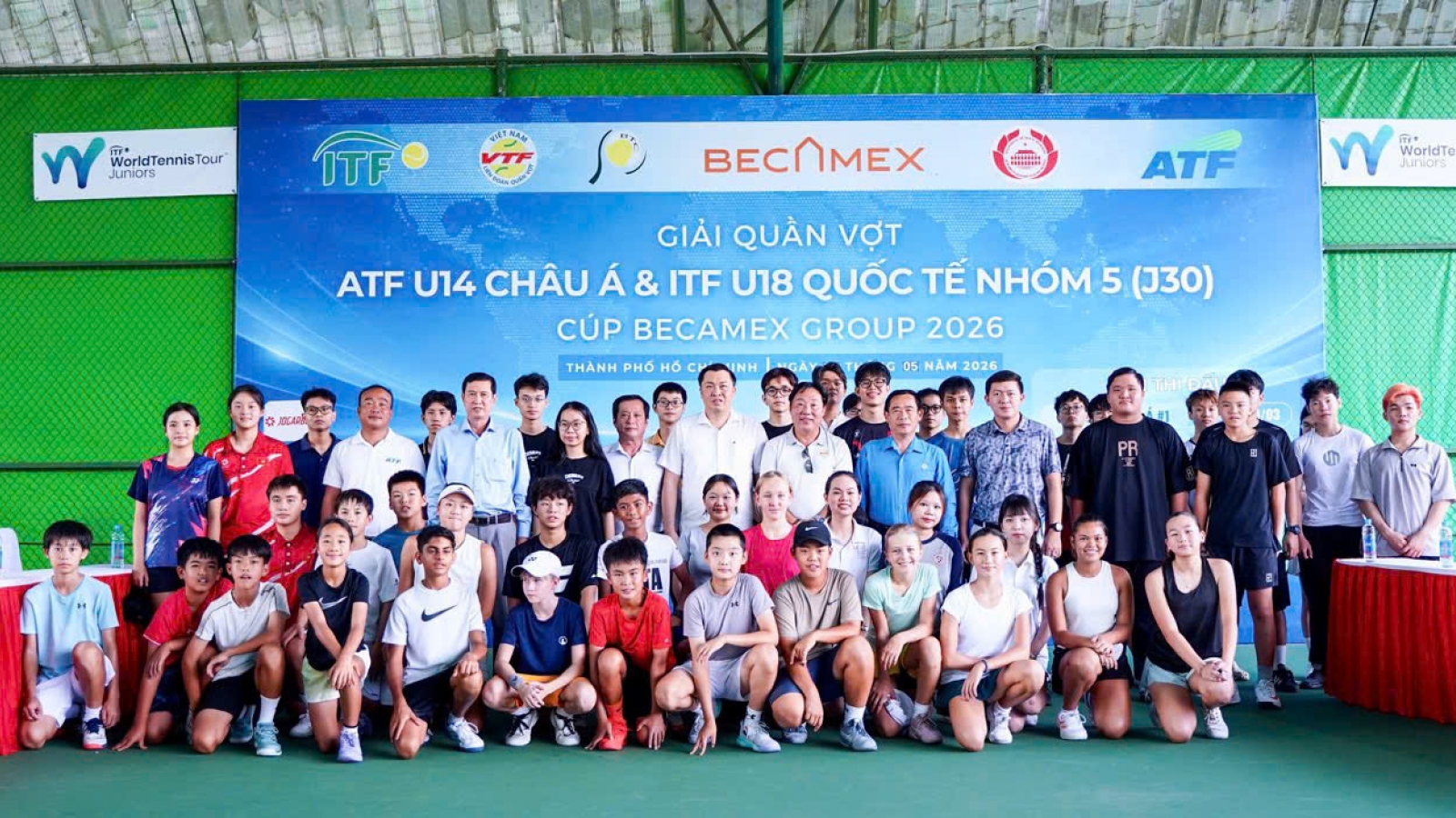 Players from 11 countries compete at ATF U14 tournament in Binh Duong